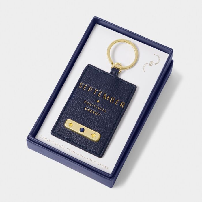 Katie Loxton Birthstone Keyring 'September'